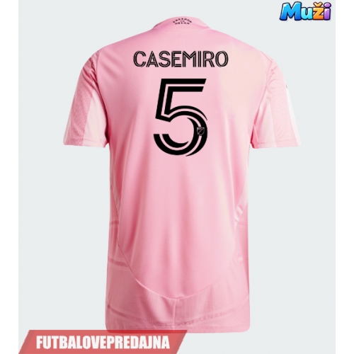 Lacne Muži Futbalové dres Inter Miami Casemiro #5 2026-27 Krátky Rukáv - Domáci